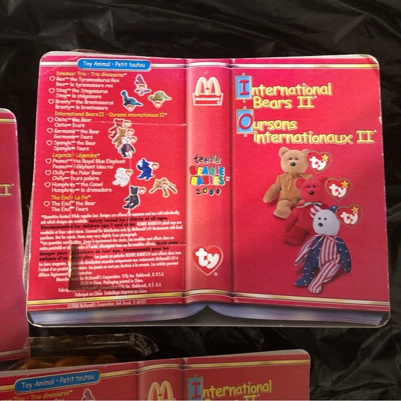 McDonald’s Ty Bear Bundle - Released in 2000. Set of 3 very cute vintage bears ! - Picture 7 of 16
